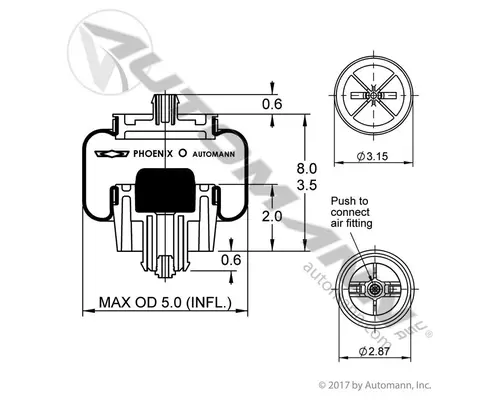 Freightliner COLUMBIA 120 Air Spring