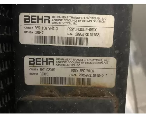 Freightliner COLUMBIA 120 Cooling Assembly. (Rad., Cond., ATAAC)