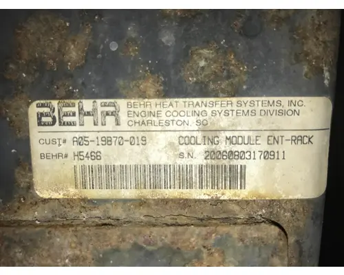 Freightliner COLUMBIA 120 Cooling Assy. (Rad., Cond., ATAAC)