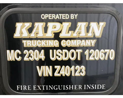 Freightliner COLUMBIA 120 Sleeper Door