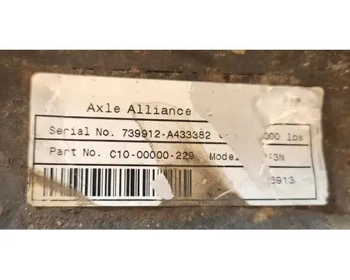 Freightliner Cascadia 113 Axle Assy, Fr (4WD)