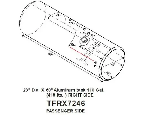 Fuel Tank FREIGHTLINER CASCADIA 113 LKQ KC Truck Parts - Inland Empire