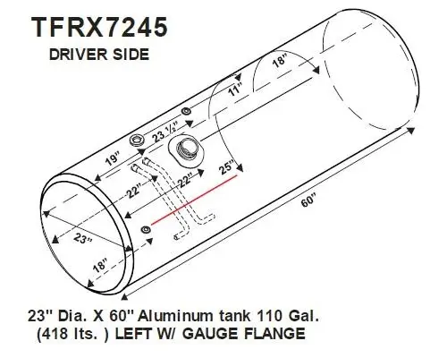 Fuel Tank FREIGHTLINER CASCADIA 113 LKQ KC Truck Parts - Inland Empire
