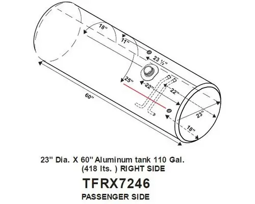 Fuel Tank FREIGHTLINER CASCADIA 113 LKQ Western Truck Parts