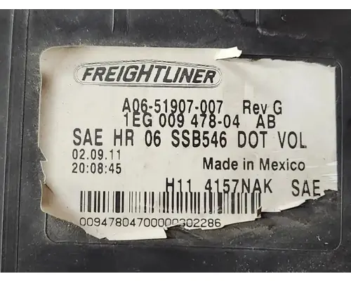 Freightliner Cascadia 113 Headlamp Assembly