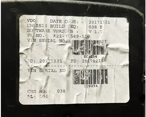Freightliner Cascadia 113 Instrument Cluster