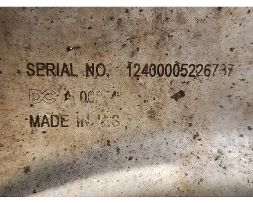 DPF (Diesel Particulate Filter) Freightliner Cascadia 116 Day Cab Complete Recycling Group LLC