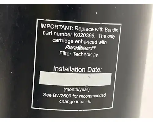 Freightliner Cascadia 116 Air Drier