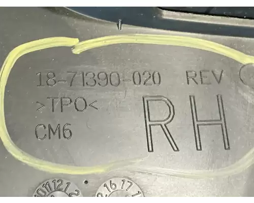 Freightliner Cascadia 116 Interior Parts, Misc.