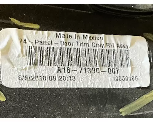 Freightliner Cascadia 116 Interior Parts, Misc.