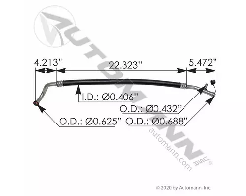 Air Conditioner Hoses FREIGHTLINER Cascadia 125 Frontier Truck Parts