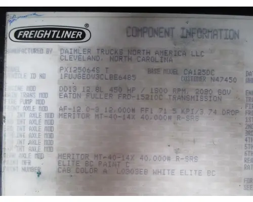 Axle Beam (Front) FREIGHTLINER CASCADIA 125 Dutchers Inc   Heavy Truck Div  Ny