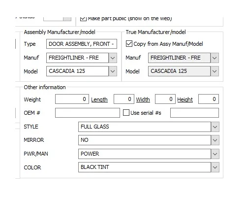 Door Assembly, Front FREIGHTLINER CASCADIA 125 LKQ Heavy Truck - Goodys
