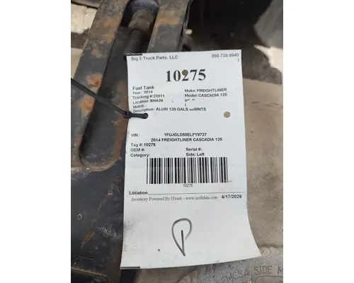 Fuel Tank FREIGHTLINER CASCADIA 125 Big 3 Truck Parts, LLC
