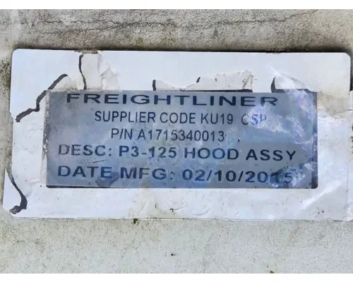 Freightliner Cascadia 125 Hood