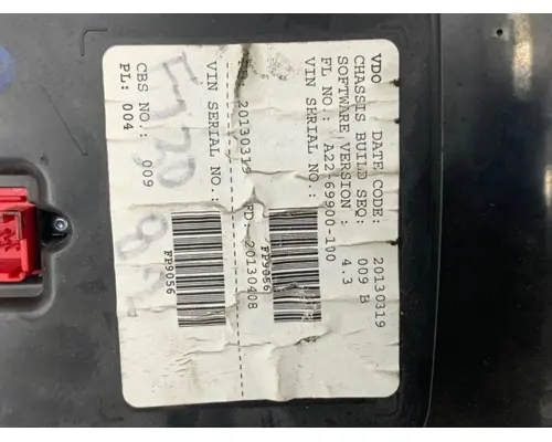 Freightliner Cascadia 125 Instrument Cluster