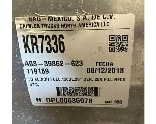 Freightliner Cascadia 126 Fuel Tank