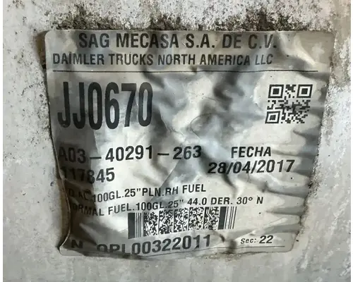 Freightliner Cascadia 126 Fuel Tank