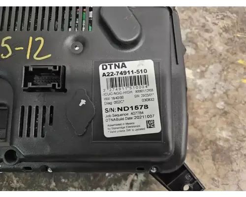Freightliner Cascadia 126 Instrument Cluster