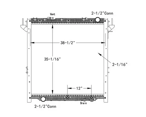 Radiator FREIGHTLINER CASCADIA 126 LKQ Evans Heavy Truck Parts