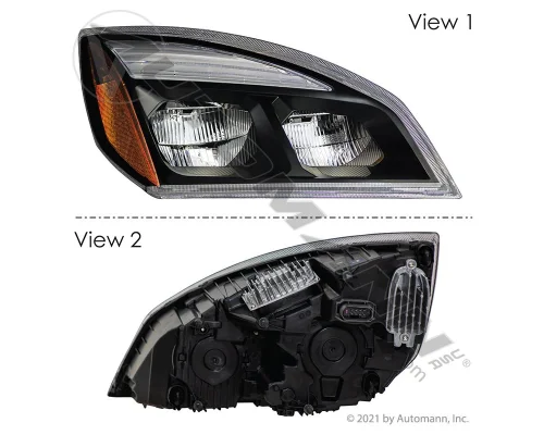 Headlamp Assembly FREIGHTLINER CASCADIA 2018-2025 LKQ Wholesale Truck Parts