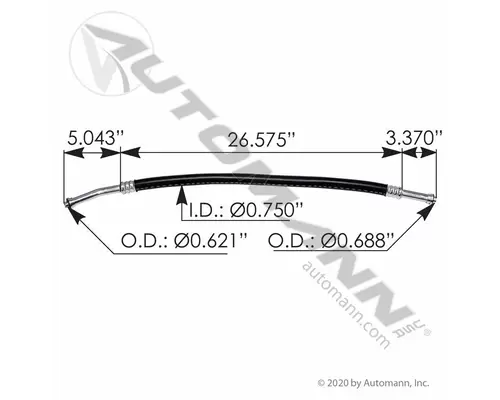 Air Conditioner Hoses FREIGHTLINER Cascadia Frontier Truck Parts