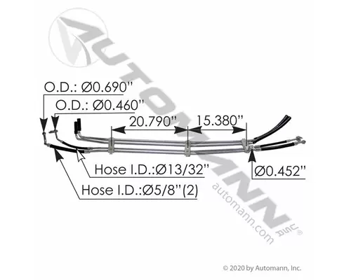 Air Conditioner Hoses FREIGHTLINER Cascadia Frontier Truck Parts