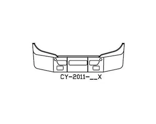 Freightliner Cascadia Bumper Assembly, Front