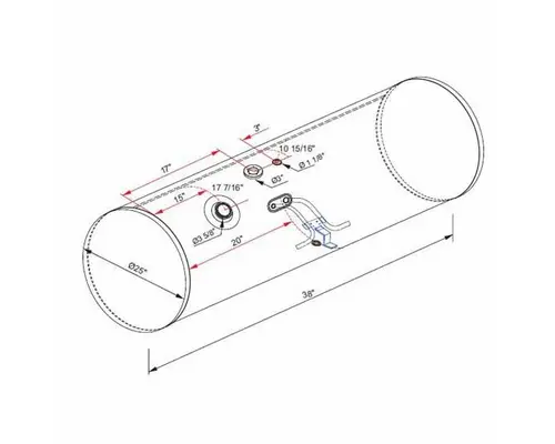 Fuel Tank FREIGHTLINER CASCADIA LKQ KC Truck Parts - Inland Empire