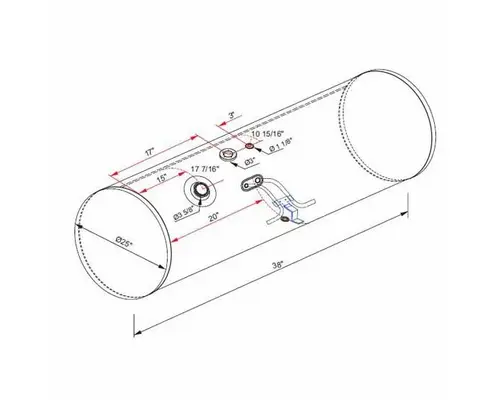 Fuel Tank FREIGHTLINER CASCADIA LKQ KC Truck Parts - Inland Empire
