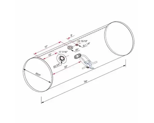 Fuel Tank FREIGHTLINER CASCADIA LKQ Western Truck Parts