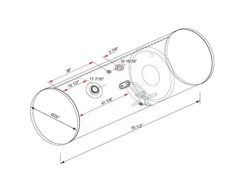 Fuel Tank FREIGHTLINER CASCADIA LKQ Western Truck Parts