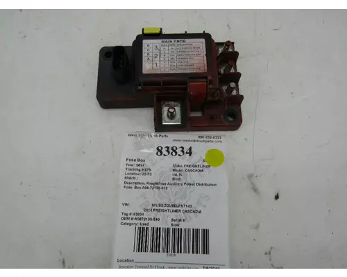 Fuse Box FREIGHTLINER CASCADIA West Side Truck Parts