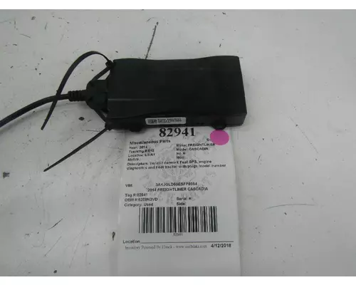 Miscellaneous Parts FREIGHTLINER CASCADIA West Side Truck Parts
