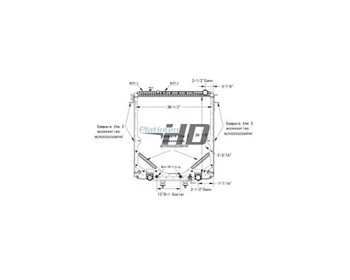 Radiator FREIGHTLINER CASCADIA LKQ Evans Heavy Truck Parts