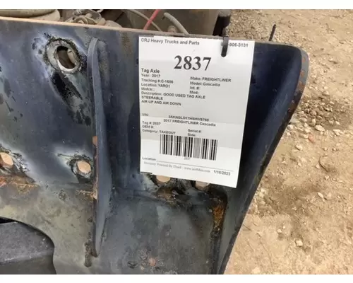 Tag Axle FREIGHTLINER Cascadia Crj Heavy Trucks And Parts