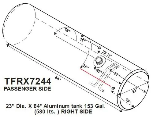 Fuel Tank FREIGHTLINER CENTURY 112 1996-2002 LKQ Plunks Truck Parts And Equipment - Jackson
