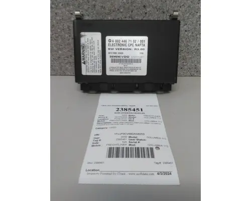 ECM (Chassis) FREIGHTLINER COLUMBIA 112 LKQ Thompson Motors - Wykoff