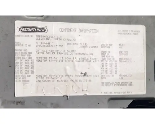 Freightliner Columbia 120 Axle Assy, Fr (4WD)
