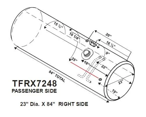 Fuel Tank FREIGHTLINER COLUMBIA 120 LKQ Heavy Duty Core