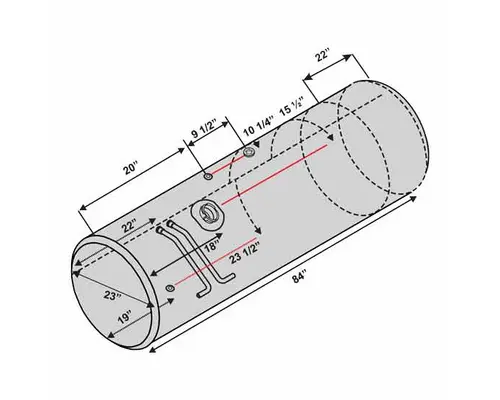 Fuel Tank FREIGHTLINER COLUMBIA 120 LKQ Plunks Truck Parts And Equipment - Jackson