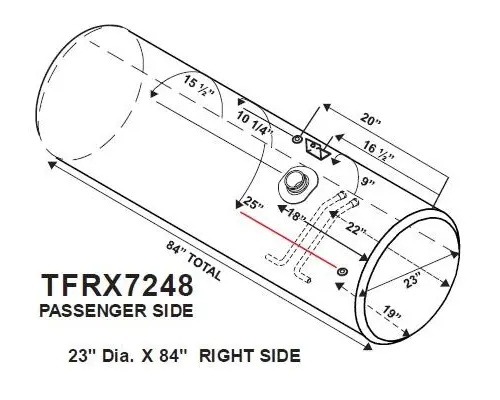 Fuel Tank FREIGHTLINER COLUMBIA 120 LKQ Plunks Truck Parts And Equipment - Jackson