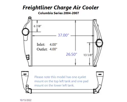 Charge Air Cooler (ATAAC) FREIGHTLINER Columbia Frontier Truck Parts