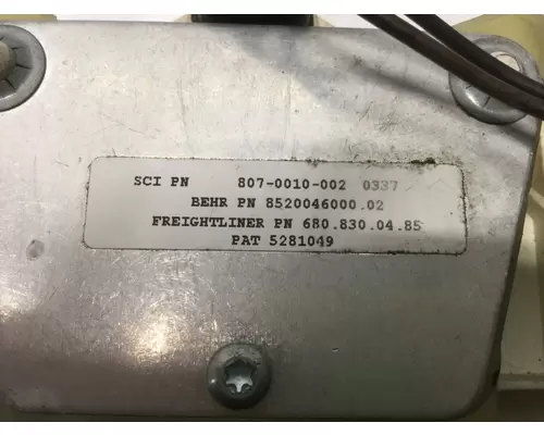 Freightliner FB65 Heater & AC Temperature Control