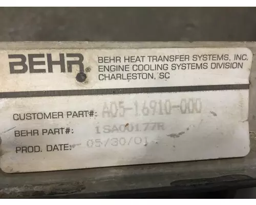 Freightliner FL70 Charge Air Cooler (ATAAC)