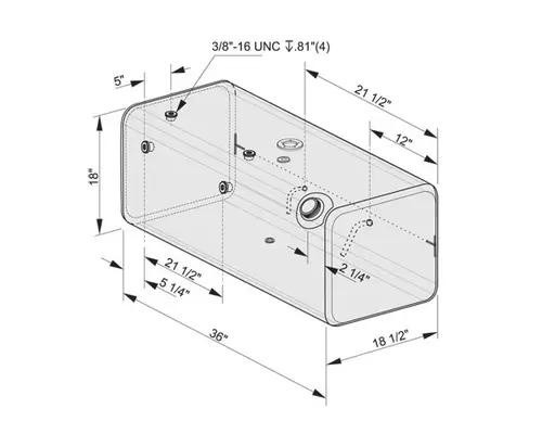 Freightliner FL70 Fuel Tank