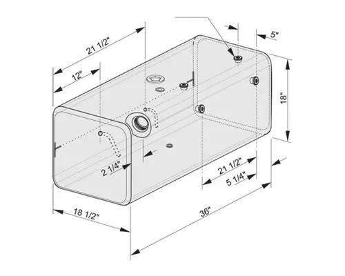 Freightliner FL70 Fuel Tank