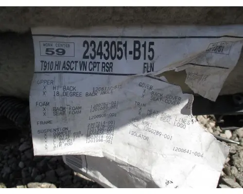 Freightliner FL70 Seat, Front