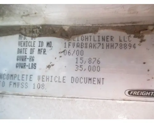 Freightliner FL80 Cab