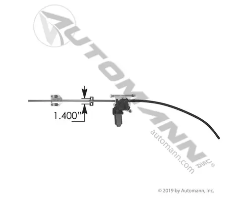 Freightliner FLD120 Door Window Regulator, Front